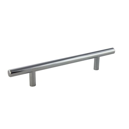 Crown 8" Bar Cabinet Pull with 5" Center to Center Polished Chrome Finish CHP108PC